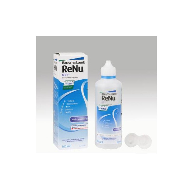 ReNu MPS Solution multifonctions lentilles souples. Flacon de 360ML ReNu MPS Solution multifonctions lentilles souples. Flacon de 360ML