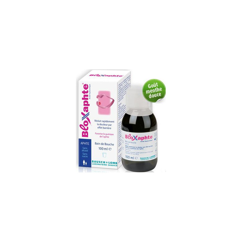 Chauvin Bausch & Lomb BloXaphte Bain de bouche. Flacon 100ML Chauvin Bausch & Lomb BloXaphte Bain de bouche. Flacon 100ML