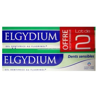 Elgydium Dentifrice Dents sensibles. Offre Spéciale 3 Tubes de 75ML