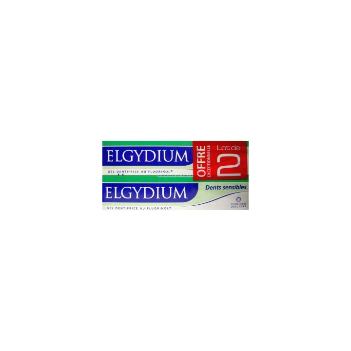 Elgydium Sensitive Toothpaste. Special Offer 3 Tubes of 75ML