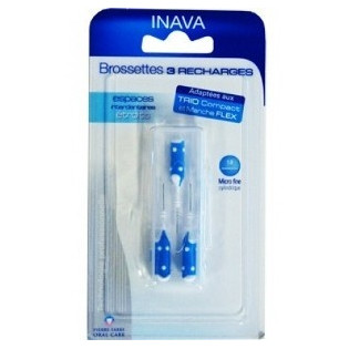 Inava Recharge Brossette Interdentaire Bleu Etroit. 3 Unités