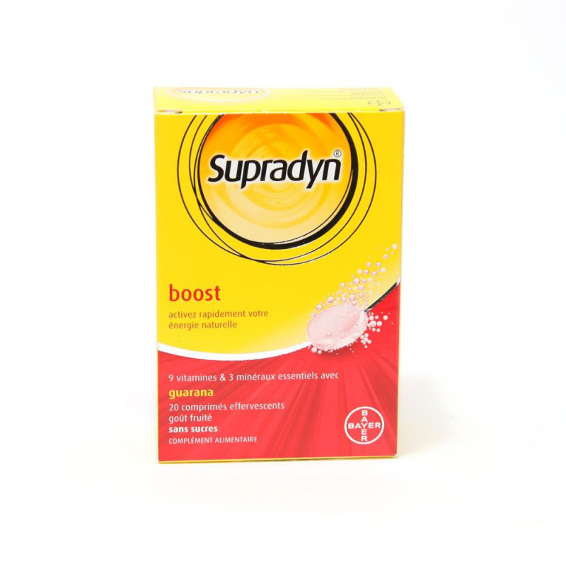 Supradyn Boost 20 comprimés effervescents Supradyn Boost 20 comprimés effervescents