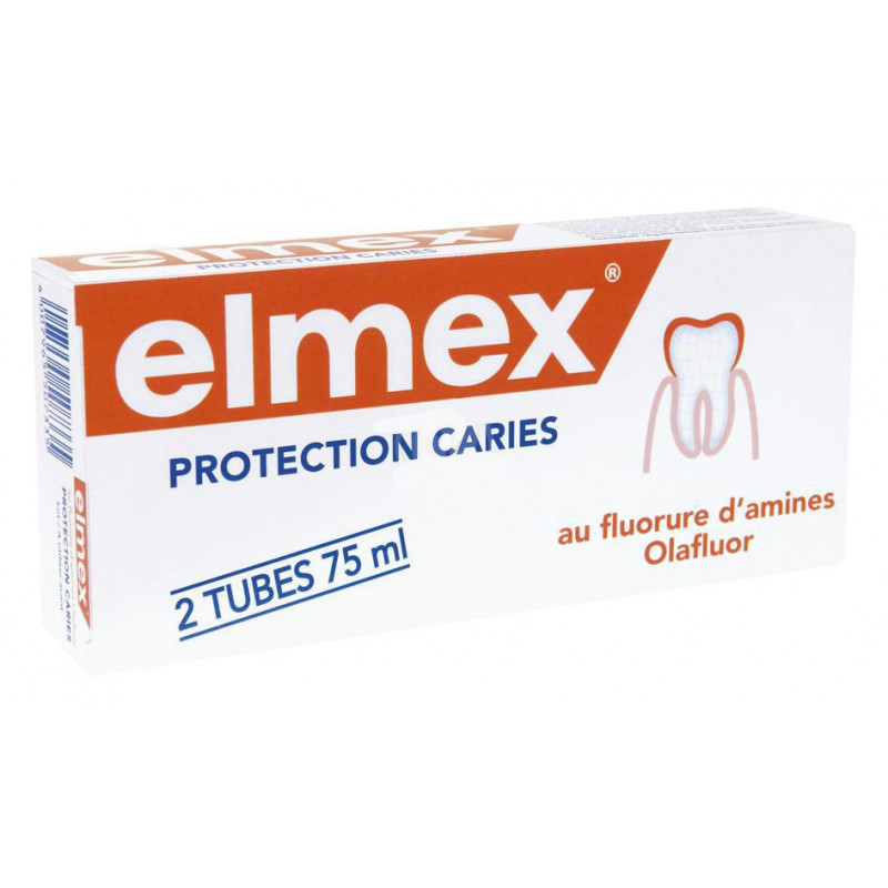 Elmex Toothpaste Caries Protection. Tubes 2x75ML