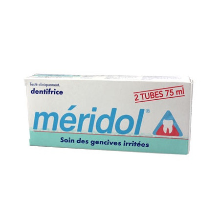Meridol Toothpaste Irritated Gums. 2 Tubes of 75ML
