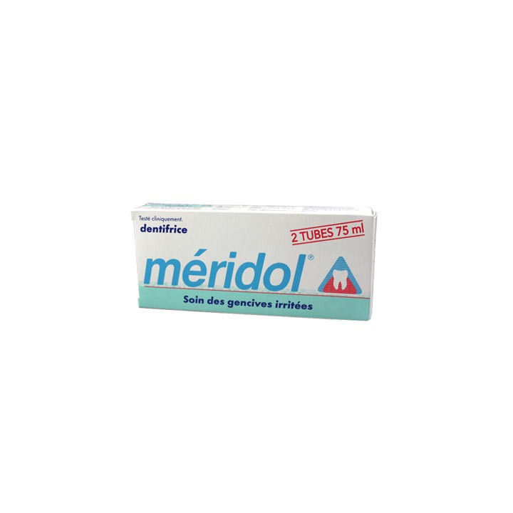 Meridol Toothpaste Irritated Gums. 2 Tubes of 75ML