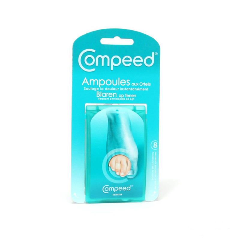 Compeed Ampoules aux orteils x8 pansements Compeed Ampoules aux orteils x8 pansements