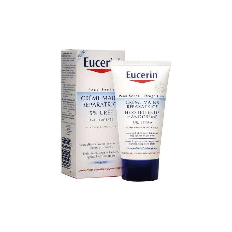Eucerin Hand Repair Cream 5% Urea. Tube 75ML