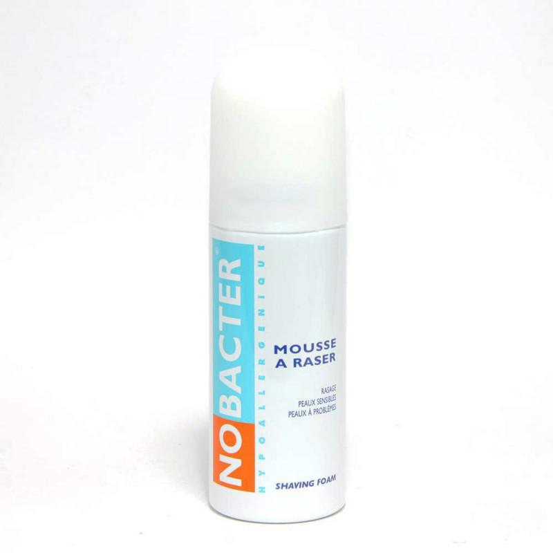 Nobacter Mousse à raser peau sensible. Aérosol de 150ML Nobacter Mousse à raser peau sensible. Aérosol de 150ML
