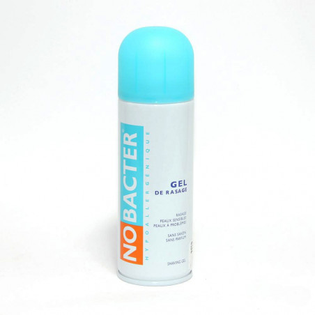 Nobacter Gel de rasage peau sensible. Aérosol de 150ML