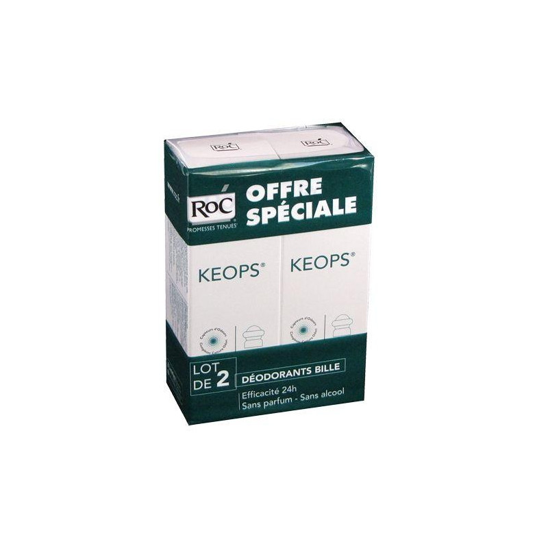 Offre Keops Déodorant sans alcool Bille. Lot de 2 de 30ML