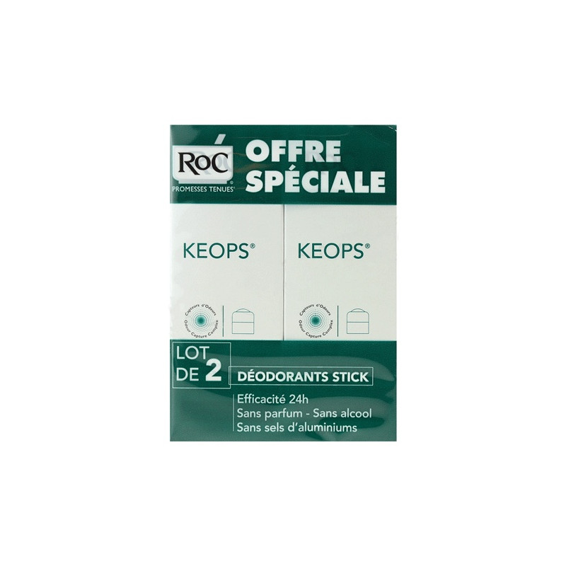 Offer Keops Alcohol Free Deodorant Stick. Set of 2 of 40ML
