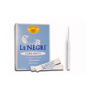 The Negri Plastic toothpick. Box 50 pieces 