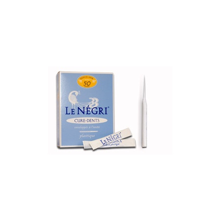 The Negri Plastic toothpick. Box 50 pieces 