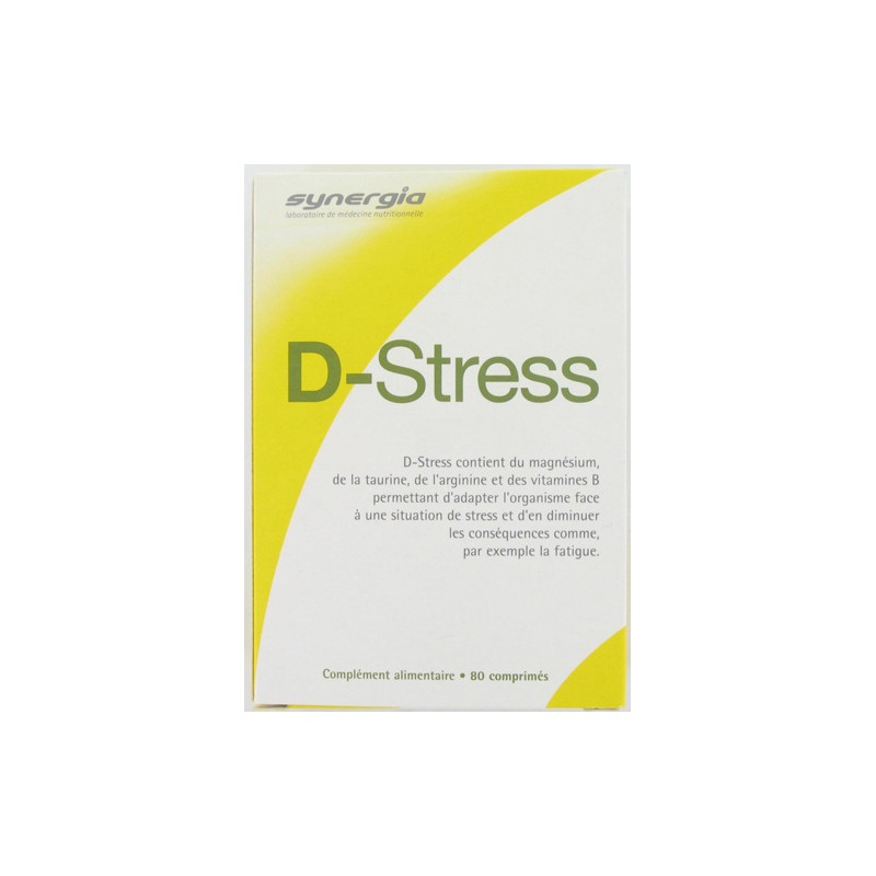 D-STRESS Anti-stress. Boîte de 80 comprimés