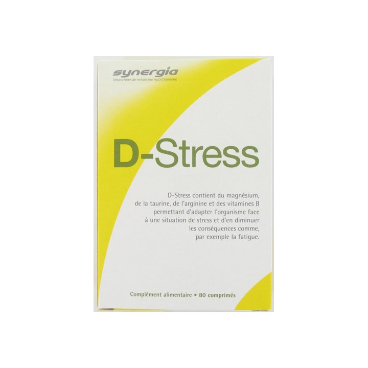 D-STRESS Anti-stress. Boîte de 80 comprimés