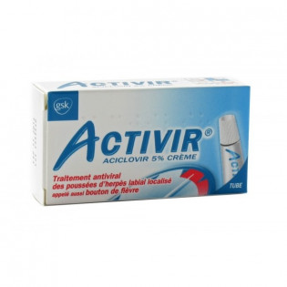 Activir cream 5% - Tube of 2 gr