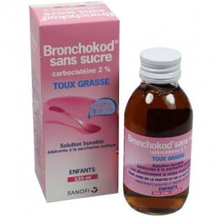 Bronchokod sirop Enfant sans sucre 2% 125ml