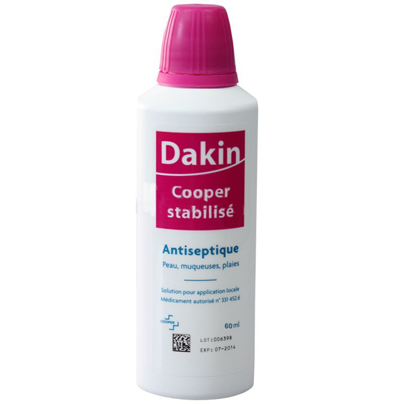 Dakin solution application locale 60ml Dakin solution application locale 60ml