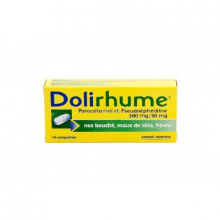 Dolirhume 16 comprimés