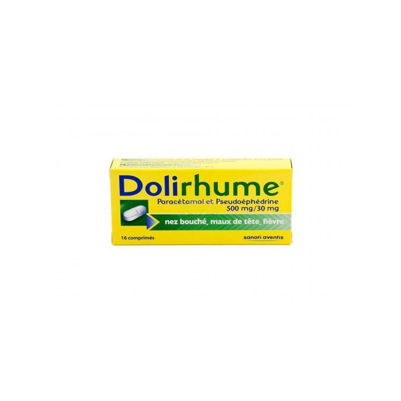 Dolirhume 16 comprimés