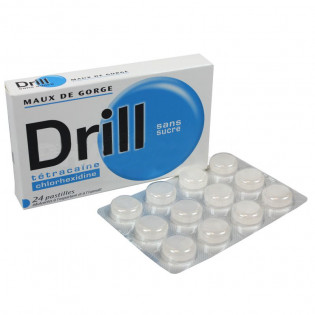 Drill pastilles Sans Sucre par 24