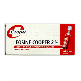 Eosin 2% 10 unidoses of 2ml