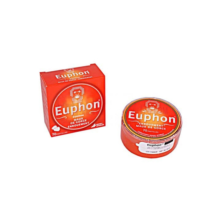 Euphon orange mandarine 70 pastilles