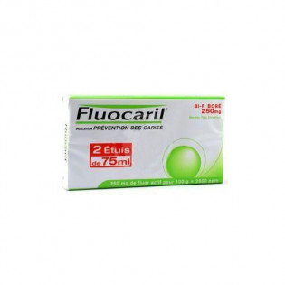 Fluocaril dentifrice menthe 75ml LOT DE 2