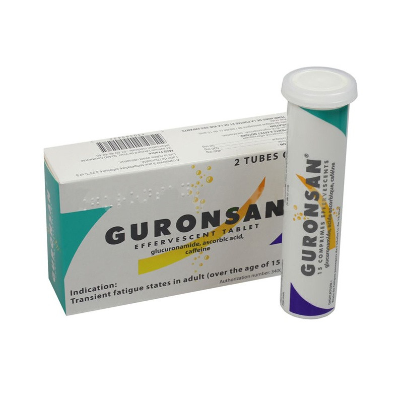 GURONSAN 2 tubes de 15 comprimés effervescents - Pharma