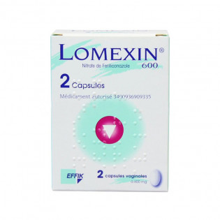 Lomexin capsules vaginales 600mg par 2