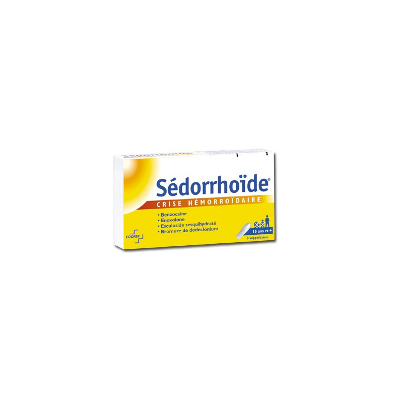 Sedorrhoide 8 suppositories