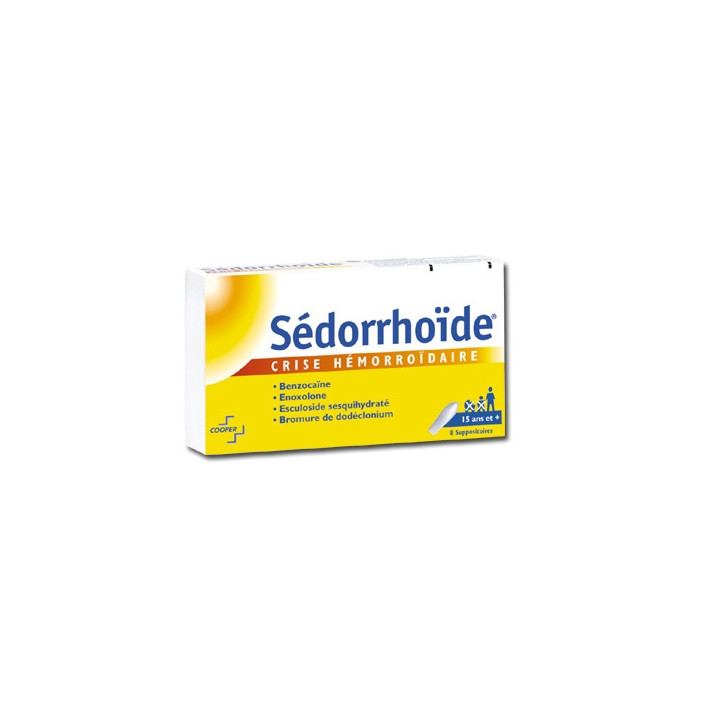 Sedorrhoïde 8 suppositoires