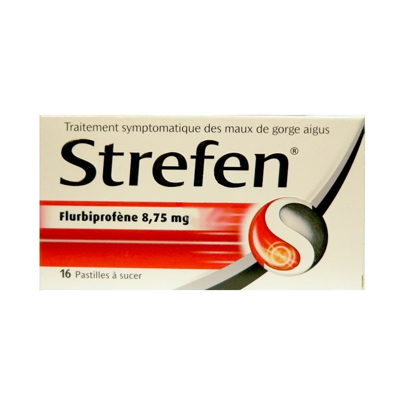 Strefen 8,75mg 16 pastilles à sucer Strefen 8,75mg 16 pastilles à sucer