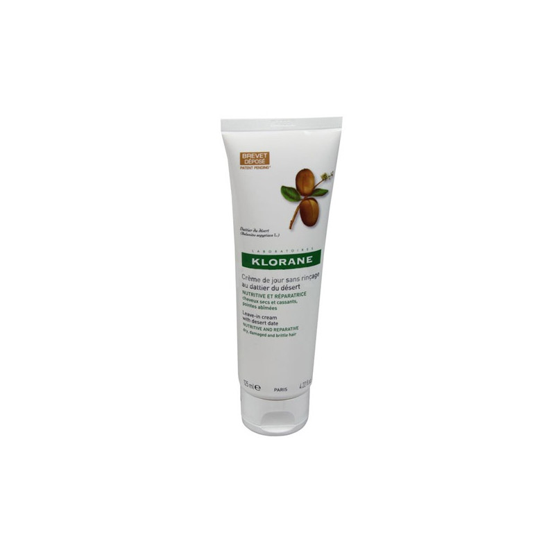 Klorane Crème de Jour sans rinçage au dattier du désert - 125ml Klorane Crème de Jour sans rinçage au dattier du désert - 125ml