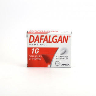 Dafalgan 1gr UPSA box of 8cps