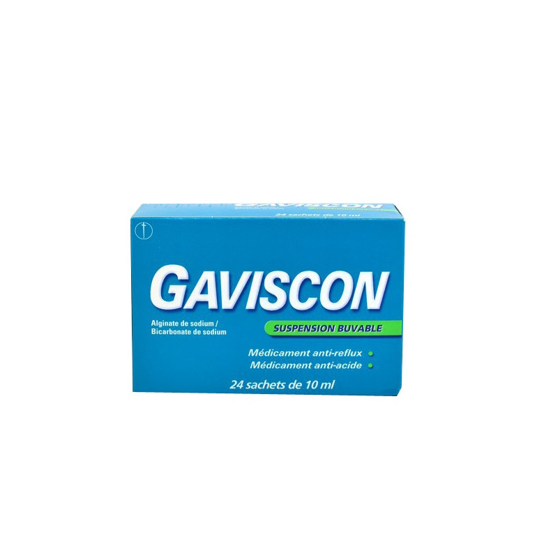 Gaviscon oral suspension box of 24 sachets of 10ml