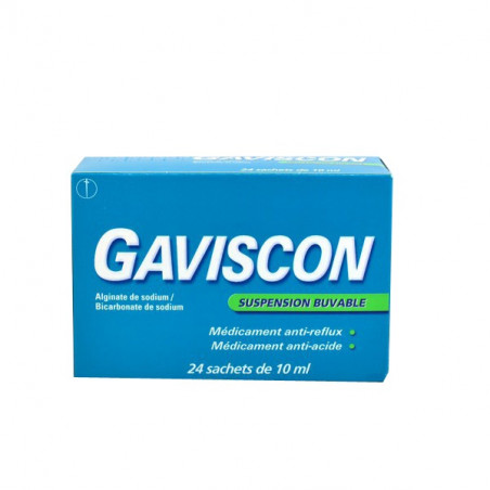 Gaviscon suspension buvable boîte de 24 sachets de  10ml