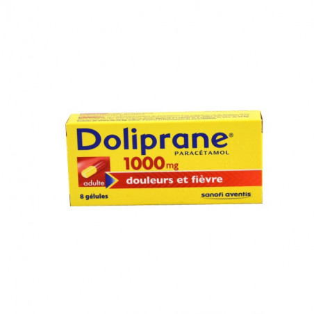 Doliprane 1000mg adult box of 16 capsules