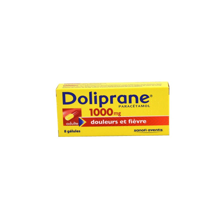 Doliprane 1000mg adult box of 16 capsules