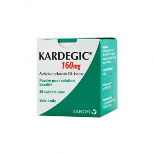 Kardegic 160 mg Sanofi box of 30 sachets