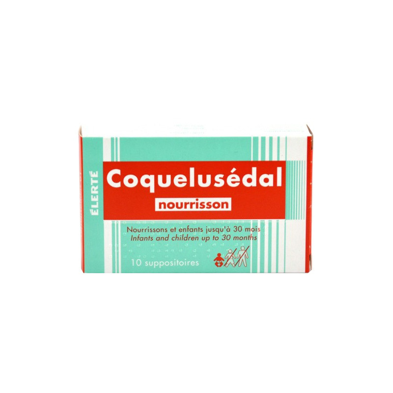 Coquelusedal infant box 10 suppositories