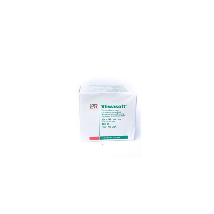 LOHMANN sterile gauze swabs 10x10cm box of 100