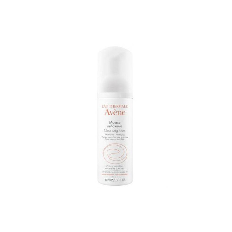 Avène mousse nettoyante matifiante 150ml Avène mousse nettoyante matifiante 150ml