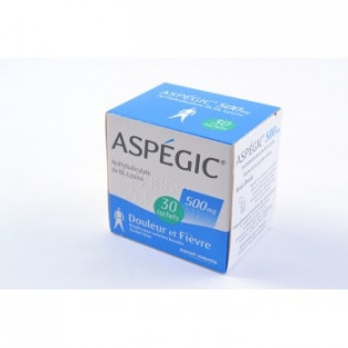 Aspegic 500mg 30 sachets powder
