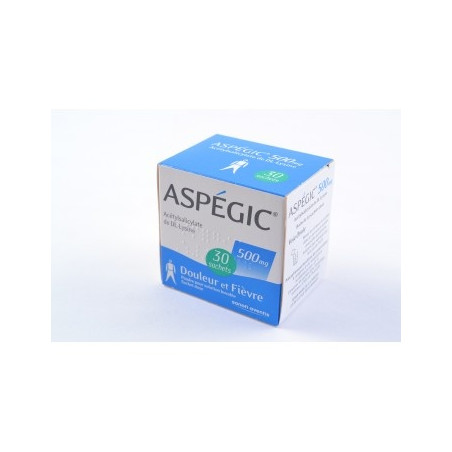 Aspegic 500mg 30 sachets poudre