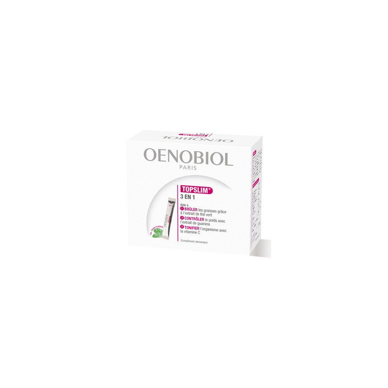 Oenobiol Topslim 3en1 Brûleur Minceur. 14 sachets de 3.1G Oenobiol Topslim 3en1 Brûleur Minceur. 14 sachets de 3.1G