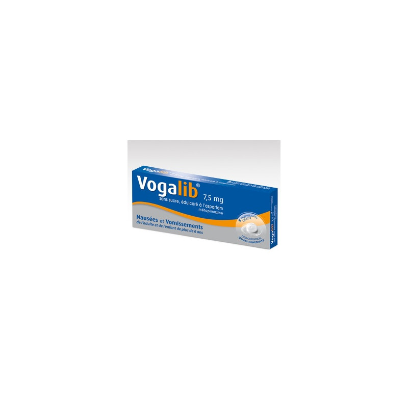 Vogalib 7.5mg sans sucre 8 lyophilisats oraux