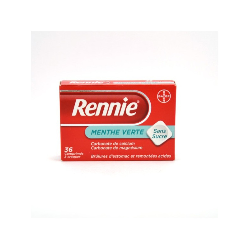 Rennie Spearmint Sugar Free 36 cps Chewable