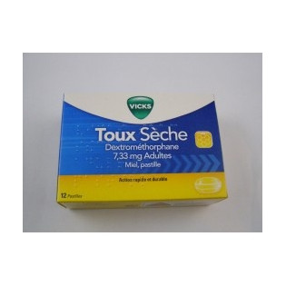 Vicks Dry cough lozenge with honey box of 12