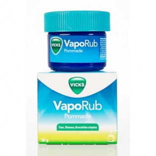 Vicks Vaporub - toux, rhume, bronchite simple - pommade de 50 g :   : Pharmacie française en ligne